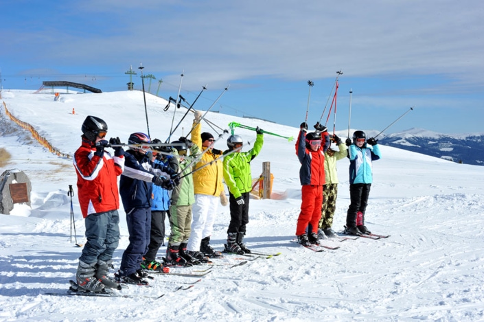 Winter am Klippitztörl Skifahren Kärnten aufwärmen